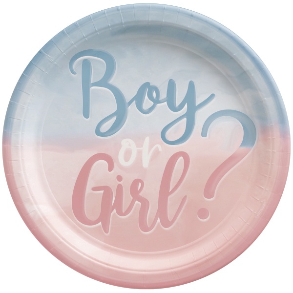 Πιάτα 23cm "Boy or Girl" (8 τεμ)