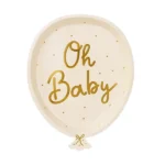Πιάτα Μπαλόνι "Oh Baby" (6τμχ)