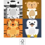 Χαρτοπετσέτες 2ply 33x33 Zoo (20τμχ)