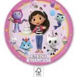 Χάρτινα πιάτα 23cm Gabby's Dollhouse (8τμχ)
