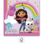 Χαρτοπετσέτες 2ply Gabby's Dollhouse 33x33 (20τμχ)