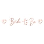 Γιρλάντα ροζ “Bride to Be” 150cm