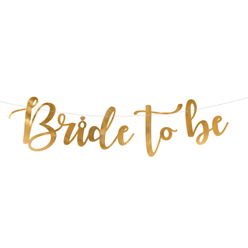 Γιρλάντα χρυσή “Bride to Be” 80cm