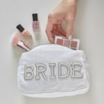 Τσαντάκι καλλυντικών με πέρλες "BRIDE"