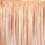 Ροζ-Χρυσή Ματ Κουρτίνα Διακόσμησης