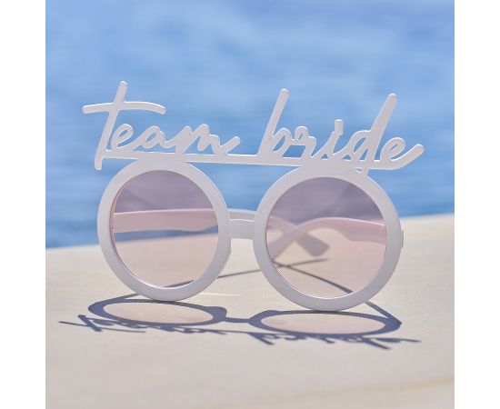 Γυαλιά ηλίου "Team Bride" λευκά