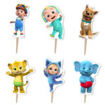 Οδοντογλυφίδες πάρτυ Cocomelon (6τμχ)