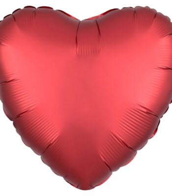 Μπαλόνι Κόκκινη Καρδιά Σατέν 45cm