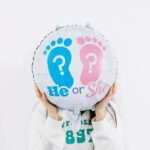 Μπαλόνι πατουσάκια – He Or She 45cm