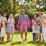 Λευκή Μπάλα Gender Reveal Boy or Girl με Κομφετί - Image 4