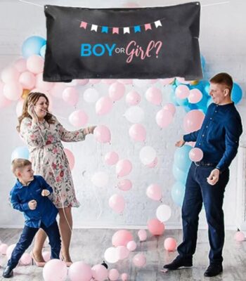 Σάκος Που Απελευθερώνει Μπαλόνια Gender Reveal (120cm X 60cm)