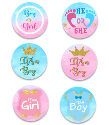 Κονκάρδες Gender Reveal