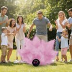 Μαύρη Μπάλα Gender Reveal Boy or Girl με Πούδρα - Image 2