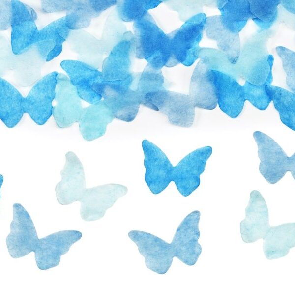 Κανονάκι με κομφετί Πεταλούδες για Gender Reveal