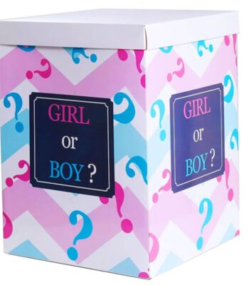 Surprise Balloon Box Gender Reveal Boy or Girl