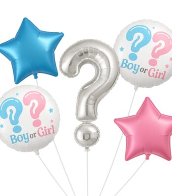 Σετ μπαλονιών για τη διακόσμηση του Gender Reveal.