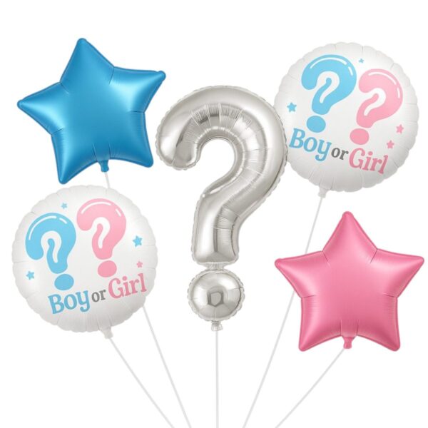 Σετ μπαλονιών για τη διακόσμηση του Gender Reveal.